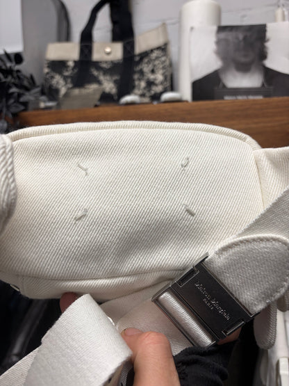 SS2020 Maison Margiela White Canvas Side Bag