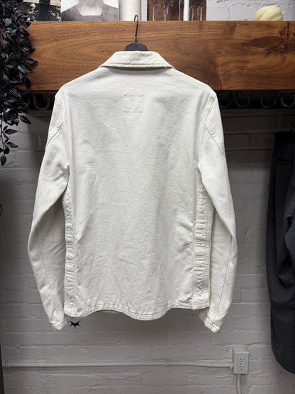 Helmut Lang ‘Vintage Broken Denim’ White Trucker Jacket