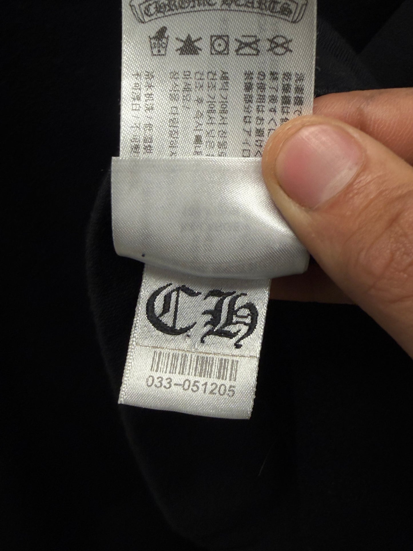 Chrome Hearts Floral Horseshoe Logo Black Sweatshirt
