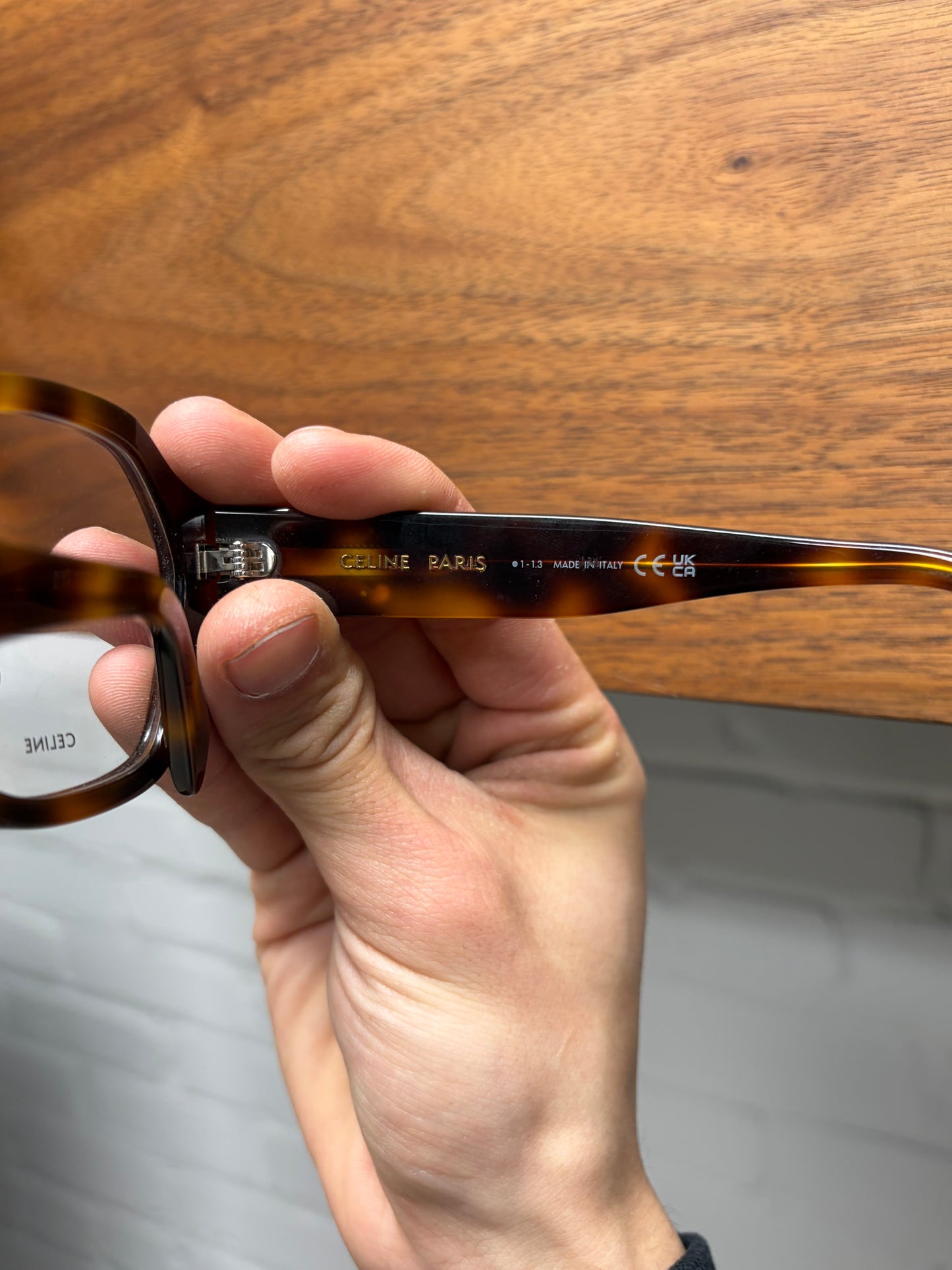 Celine ‘CL50134F’ Brown Tortoisehell Rounded Oversized Optical Glasses