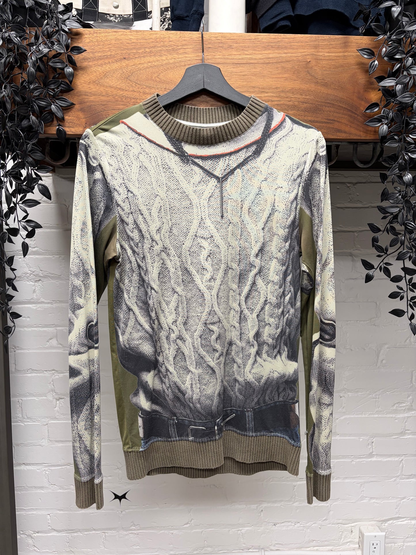 Jean Paul Gaultier x Y Project Trompe L’œil Mesh Long Sleeve Shirt
