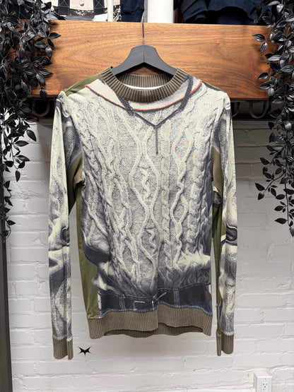 Jean Paul Gaultier x Y Project Trompe L’œil Mesh Long Sleeve Shirt