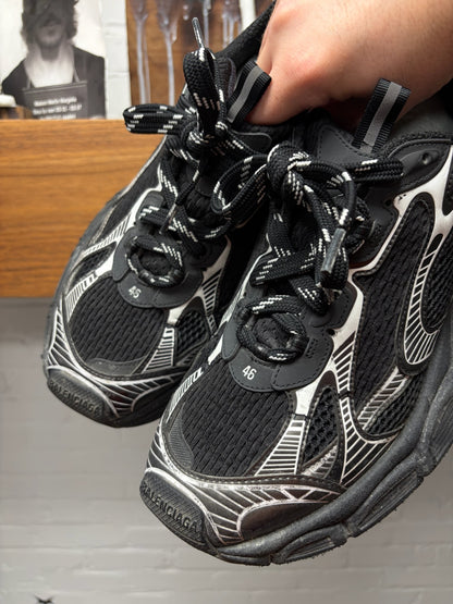 Balenciaga ‘3XL’ Black/Silver Low Top Athletic Sneakers