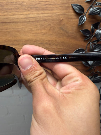 Prada Square Shape Tortoiseshell Sunglasses
