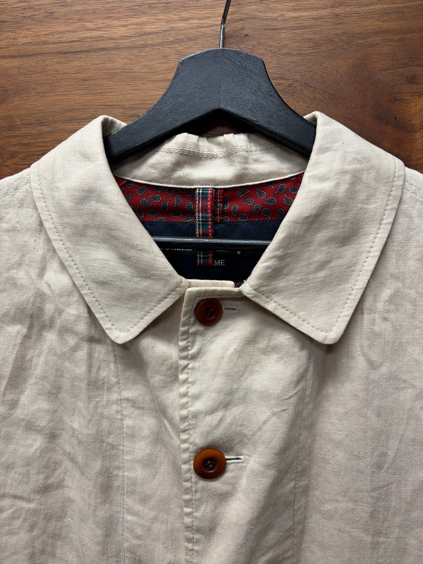 Comme Des Garcons Homme Tan Brown Long Coat