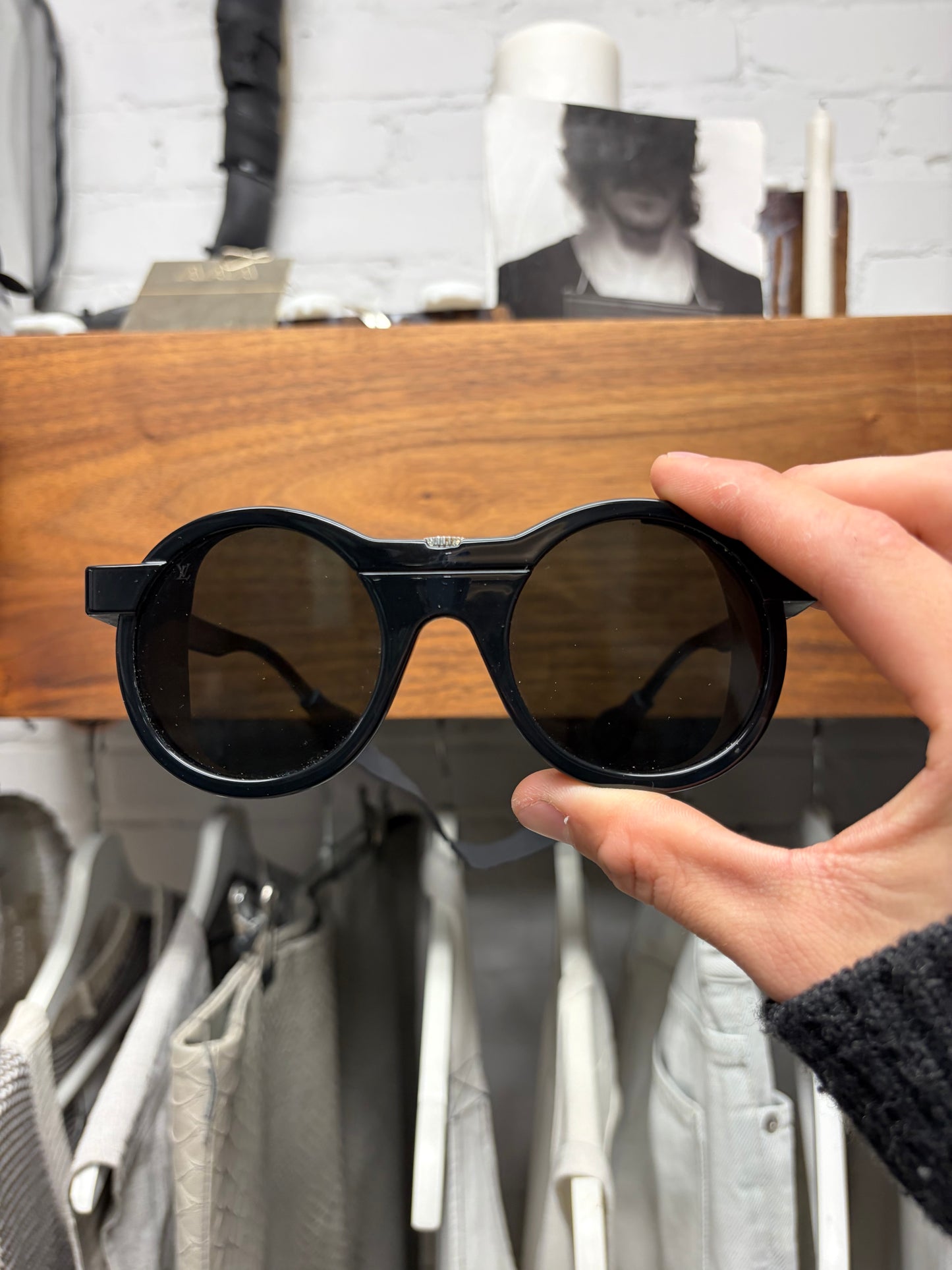 Louis Vuitton ‘Blackwood’ Steampunk Black Monogram Sunglasses