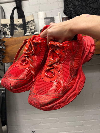 Balenciaga ‘3XL’ Oversized Red Low Top Sneakers
