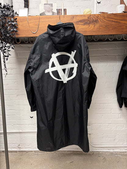 AW2020 Vetements ‘Anarchy’ Hooded Shell Trench Coat