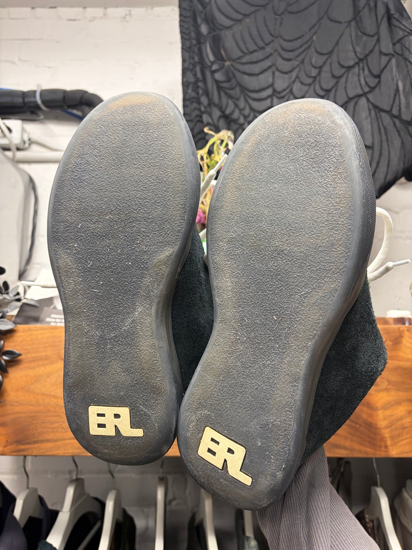 ERL ‘Black Vamp’ Oversized Skate Sneakers