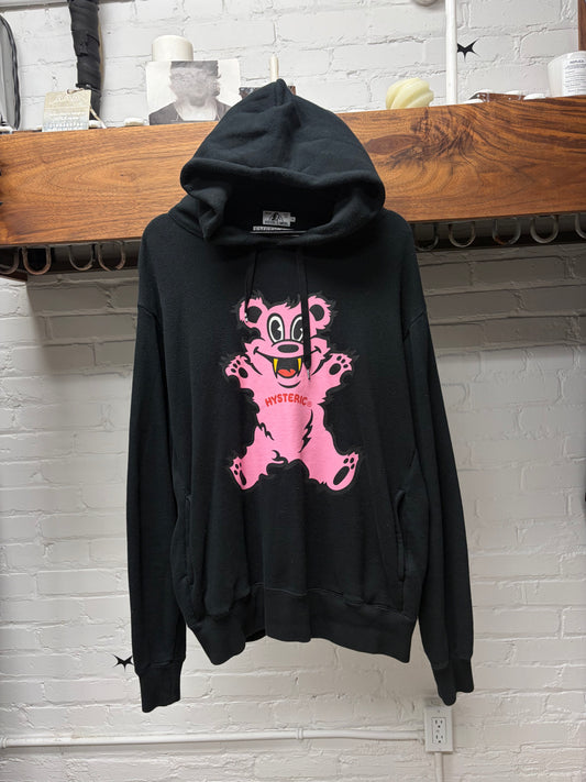 Hysteric Glamour ‘Bear Logo’ Black Pullover Hoodie