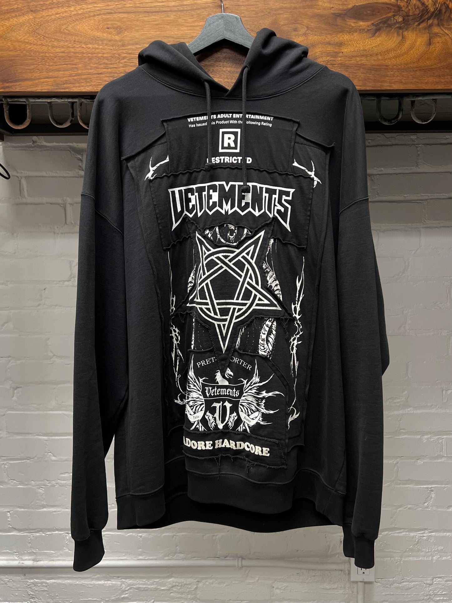 Vetements 'Heavy Metal' Limited Edition Pullover Hoodie