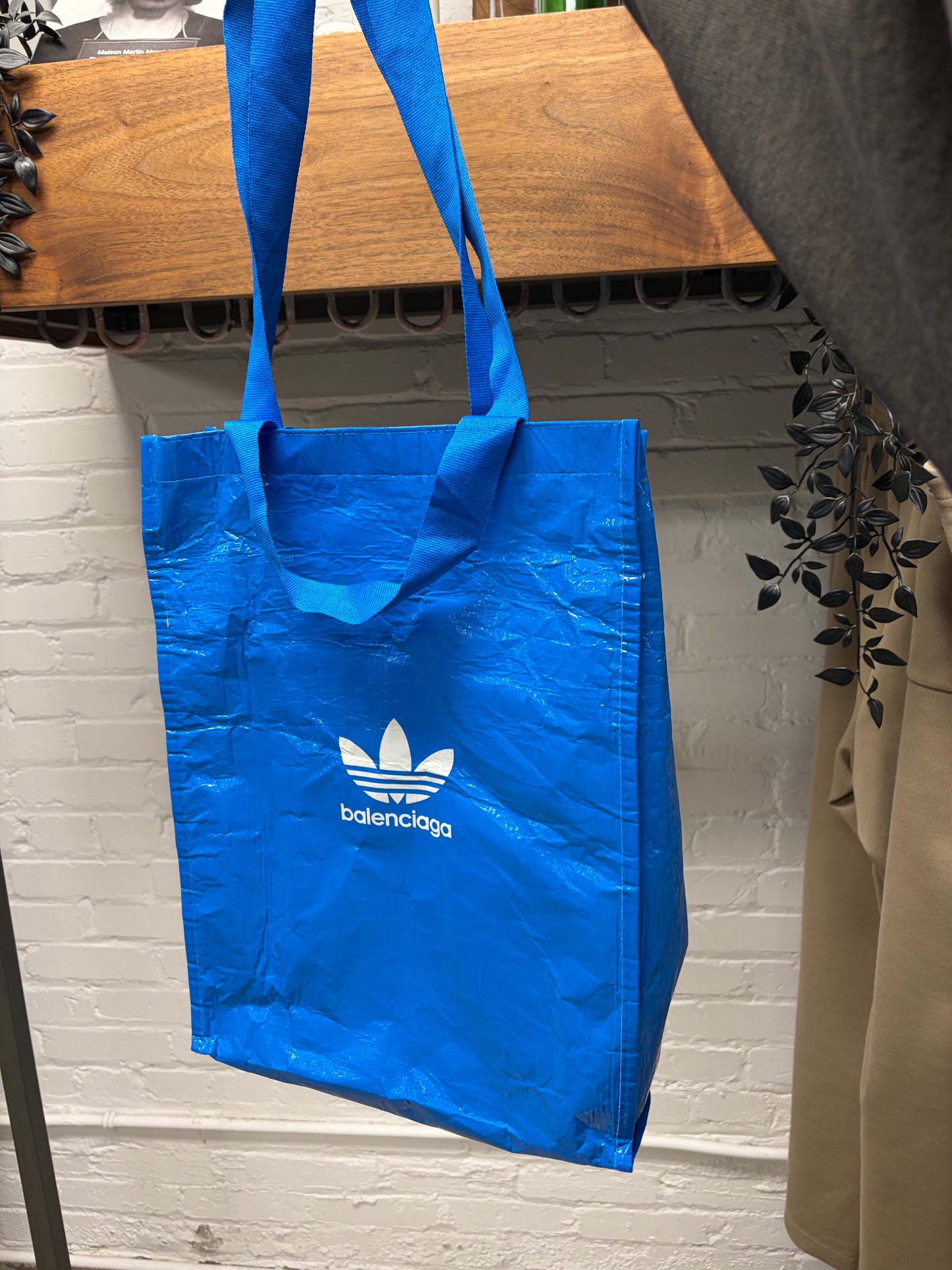 Balenciaga x Adidas Reusable Blue Tote Bag