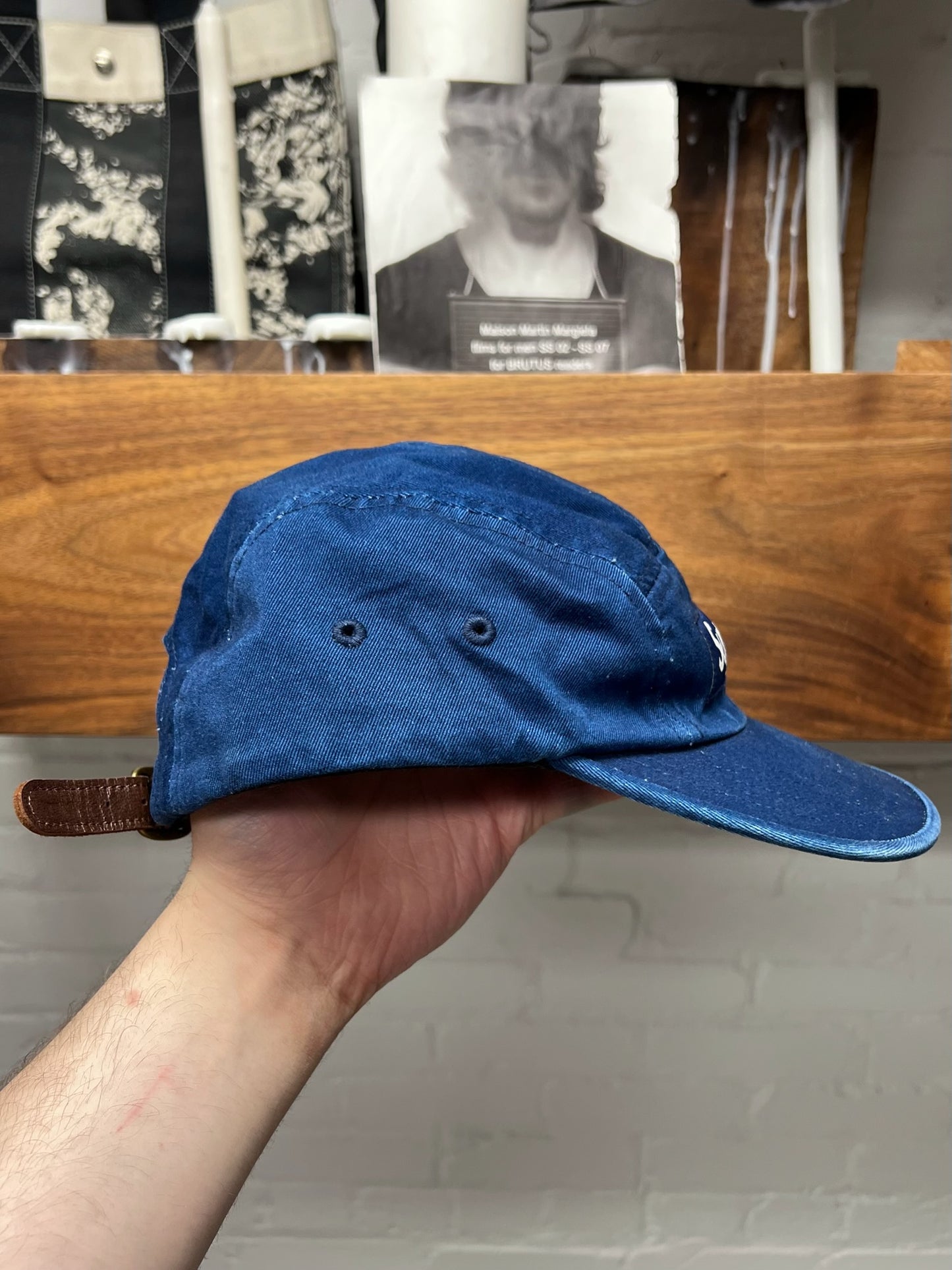 AW2024 Supreme Denim ‘Box Logo’  5 Panel Strap-Back Hat
