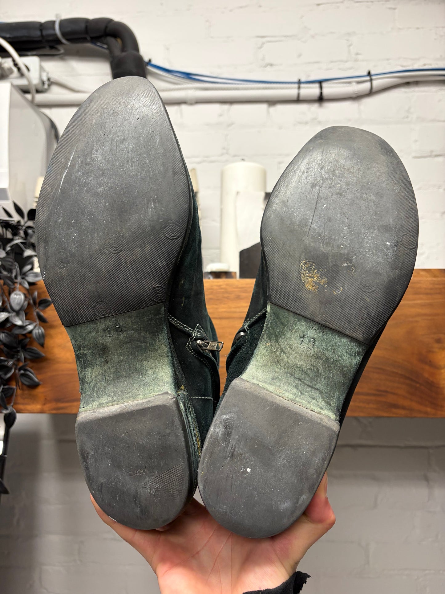Carol Christian Poell ‘Tornado Zip’ Object Dyed Horse Leather Boots