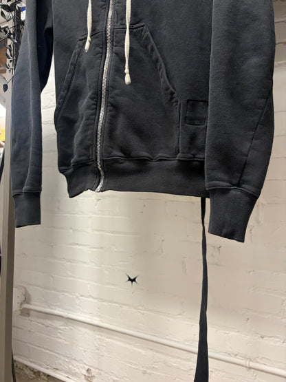 Rick Owens DRKSHDW ‘Jason’ Black Zip-Up Hoodie