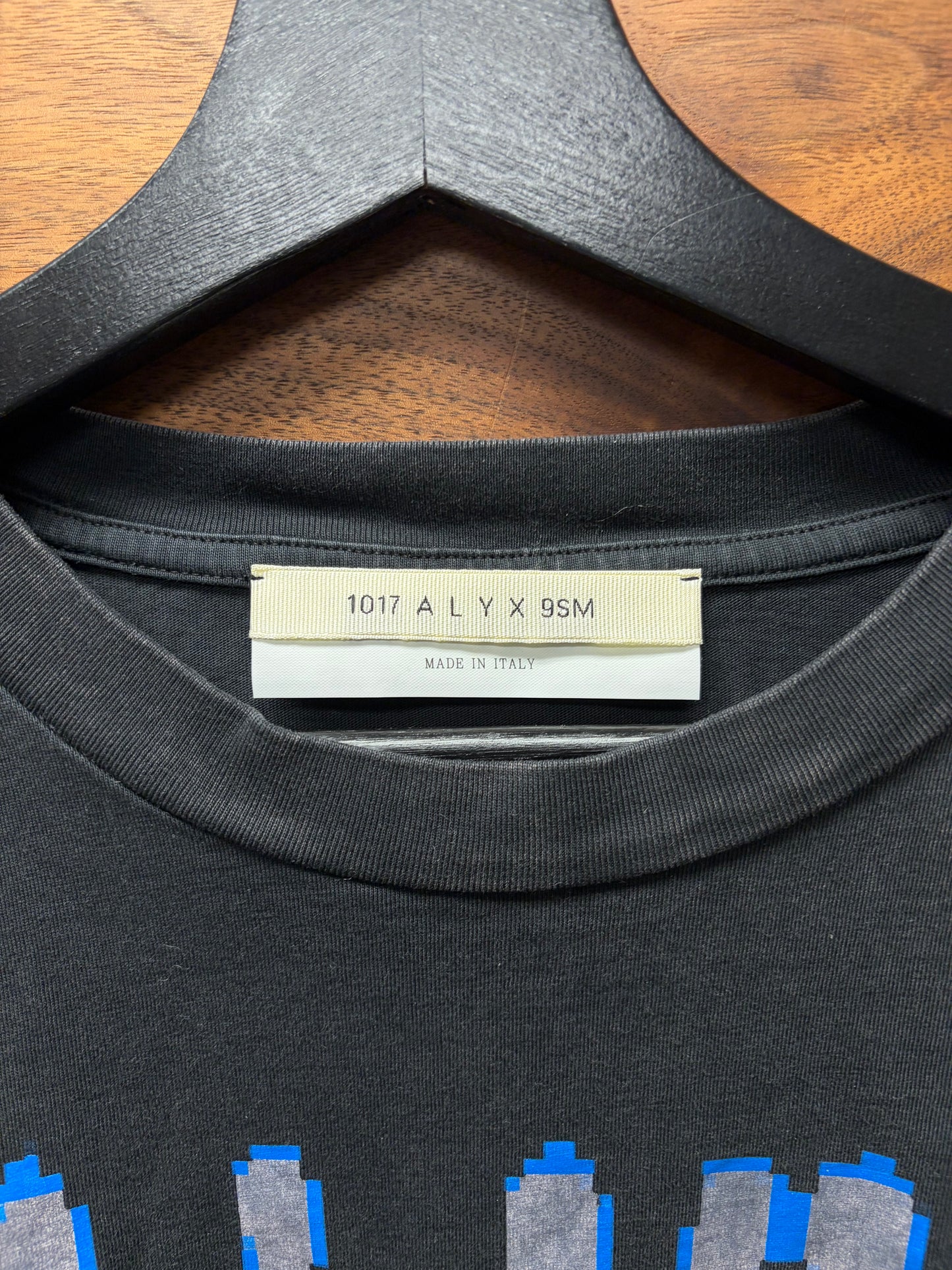 Alyx Studios ‘Digital Logo’ Black/Blue Graphic T-Shirt