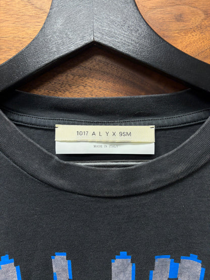 Alyx Studios ‘Digital Logo’ Black/Blue Graphic T-Shirt