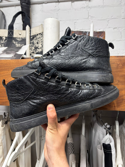 Balenciaga Triple Black ‘Arena’ High Top Sneakers
