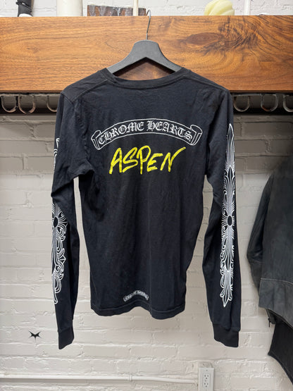 Chrome Hearts ‘Aspen’ Matty Boy Floral Logo Long Sleeve Shirt