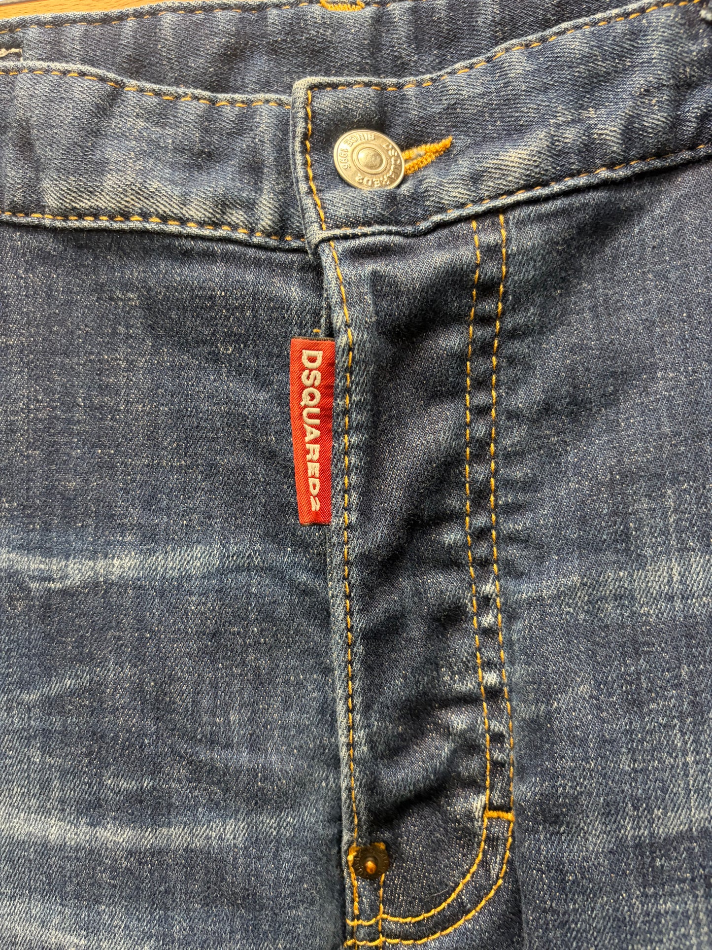 SS2023 Dsquared2 Blue ‘DS24/7’ Skinny Jeans