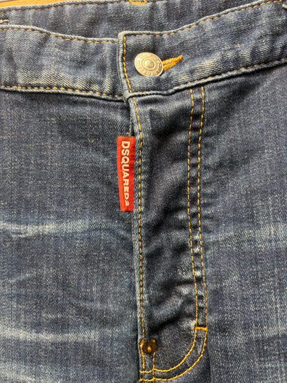 SS2023 Dsquared2 Blue ‘DS24/7’ Skinny Jeans