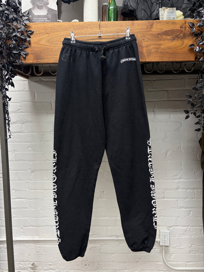 Chrome Hearts ‘Fuck You’ Black Script Logo Sweatpants