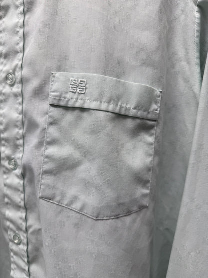 Givenchy Embroidered Pocket Logo Button Up Shirt