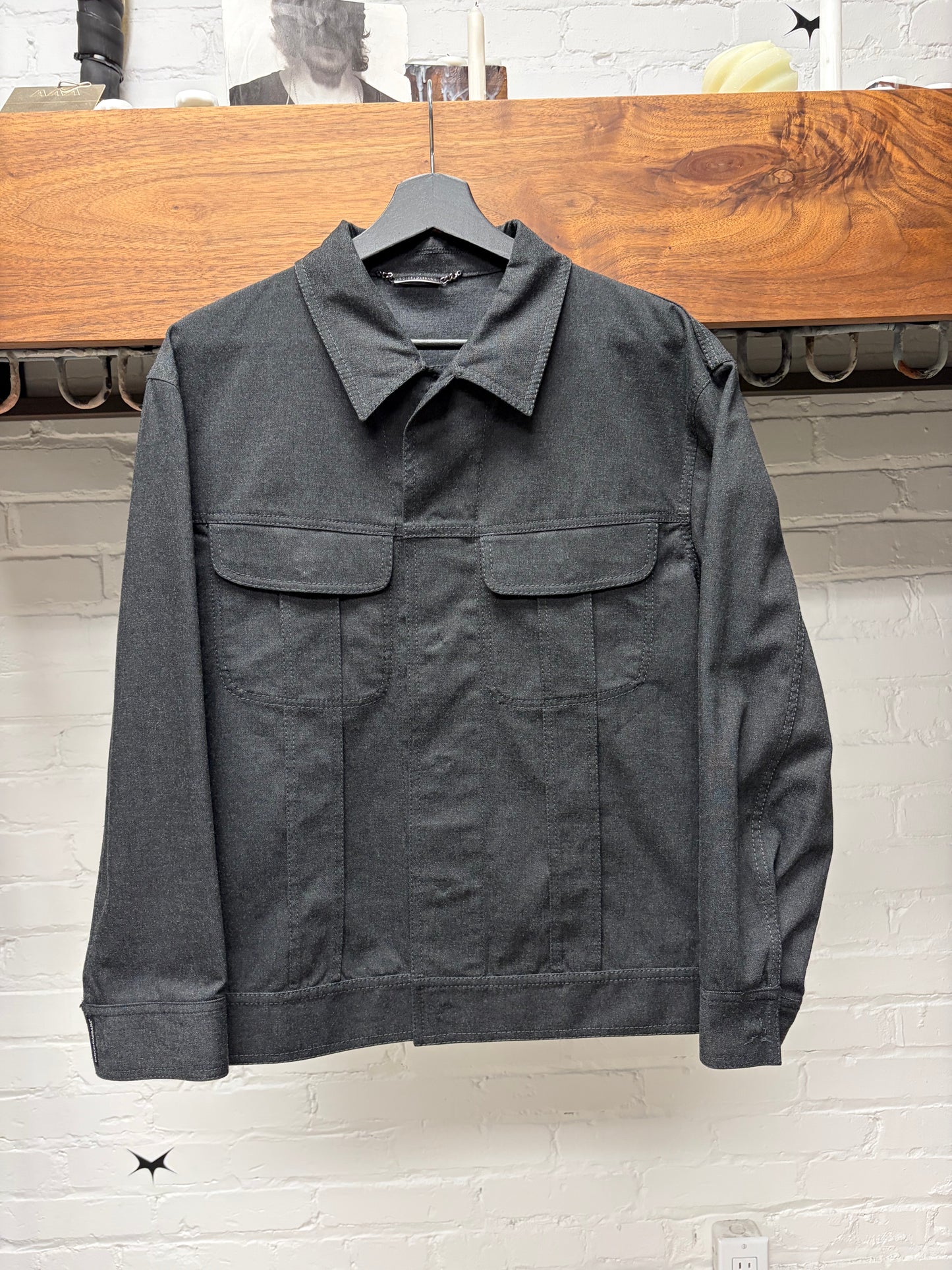 2000s Dolce & Gabbana Mainline ‘Button Snap’ Cotton Work Jacket