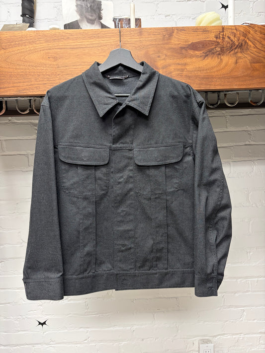 2000s Dolce & Gabbana Mainline ‘Button Snap’ Cotton Work Jacket
