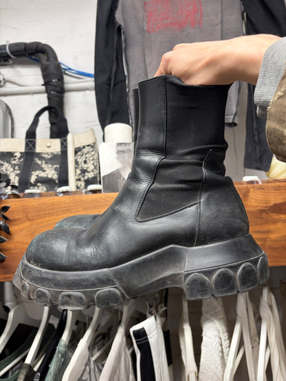 Rick Owens ‘Beatle Bozo’ Tractor Sole Leather Boots