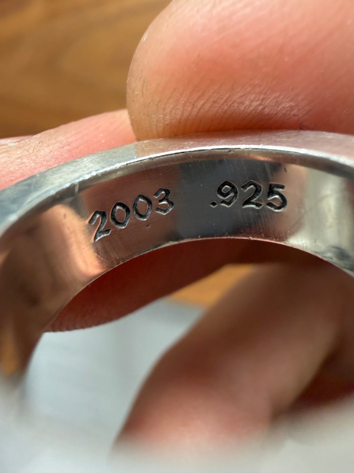 Chrome Hearts Classic ‘CH Forever’ 925 Silver ‘Spacer’ Ring