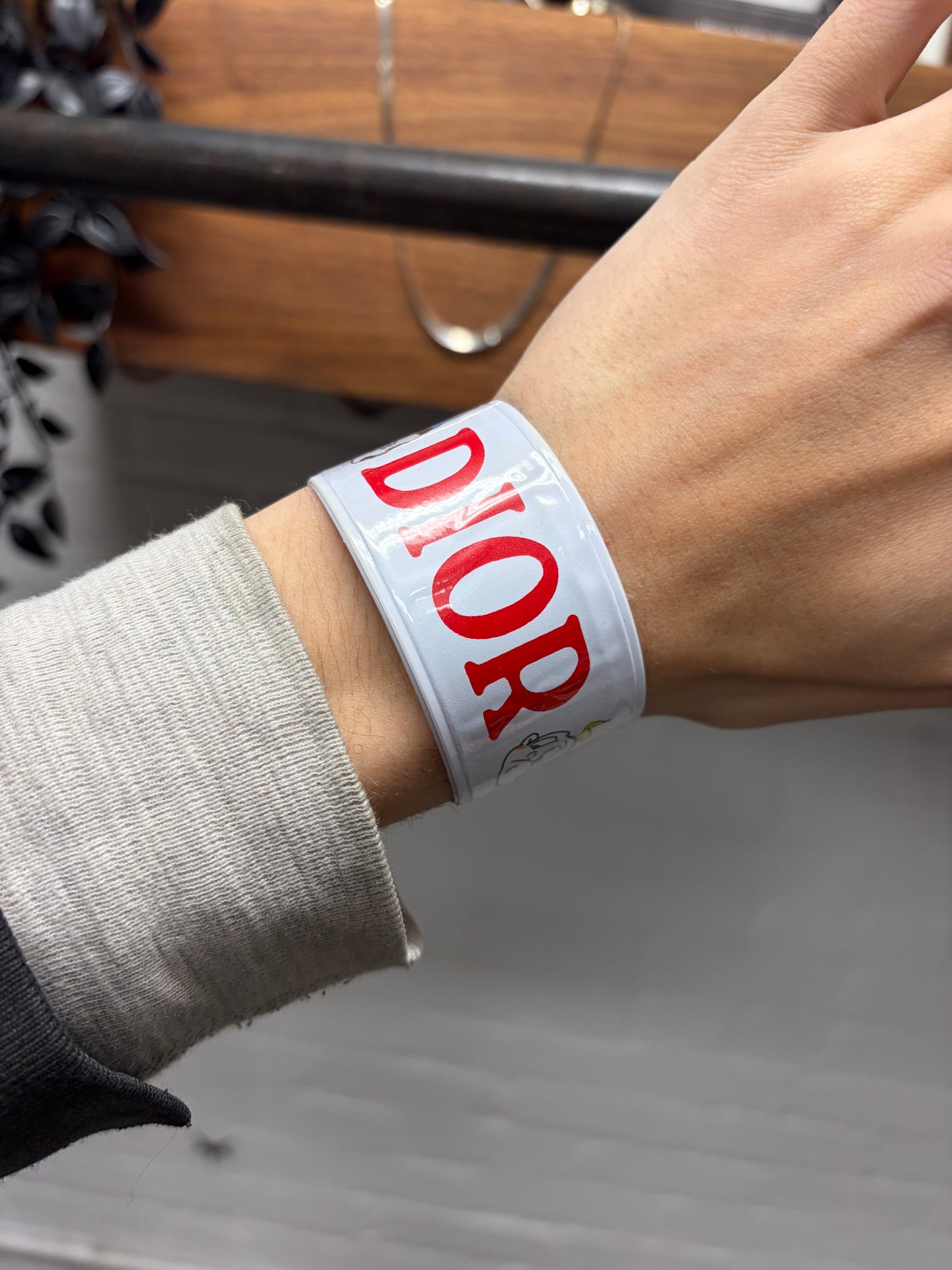 2000s Dior ‘J’adore Dior’ Slap Bracelet
