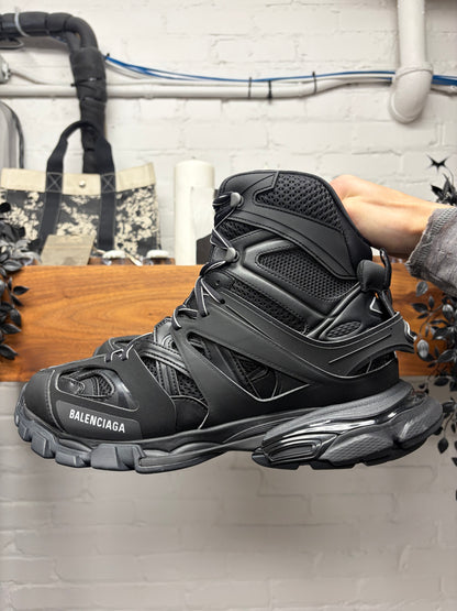 Balenciaga ‘Track Hike’ Black High Top Athletic Sneakers