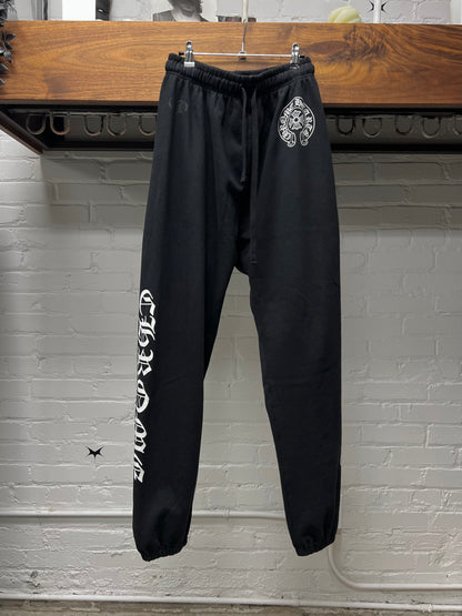 Chrome Hearts ‘FUCK YOU’ Horseshoe Logo Black Sweatpants