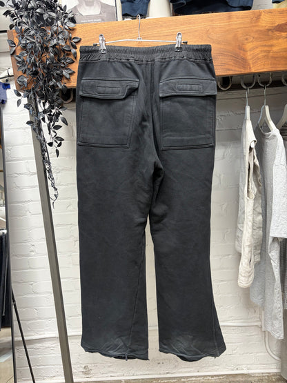 Rick Owens ‘Berlin’ Relaxed Cut Black Sweatpants