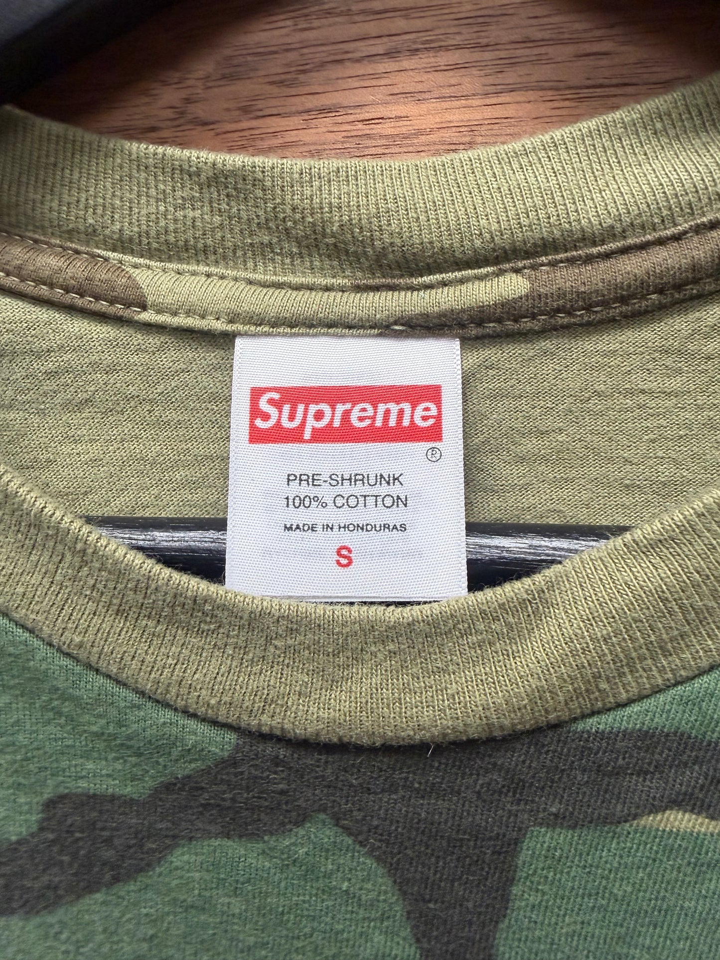 SS2026 Supreme Arabic ‘Box Logo’ Camouflage Short Sleeve T-Shirt