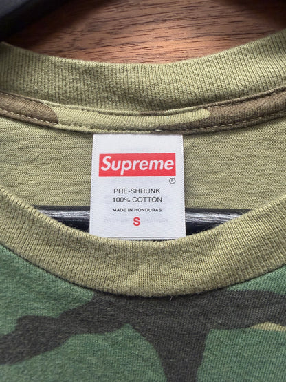 SS2026 Supreme Arabic ‘Box Logo’ Camouflage Short Sleeve T-Shirt