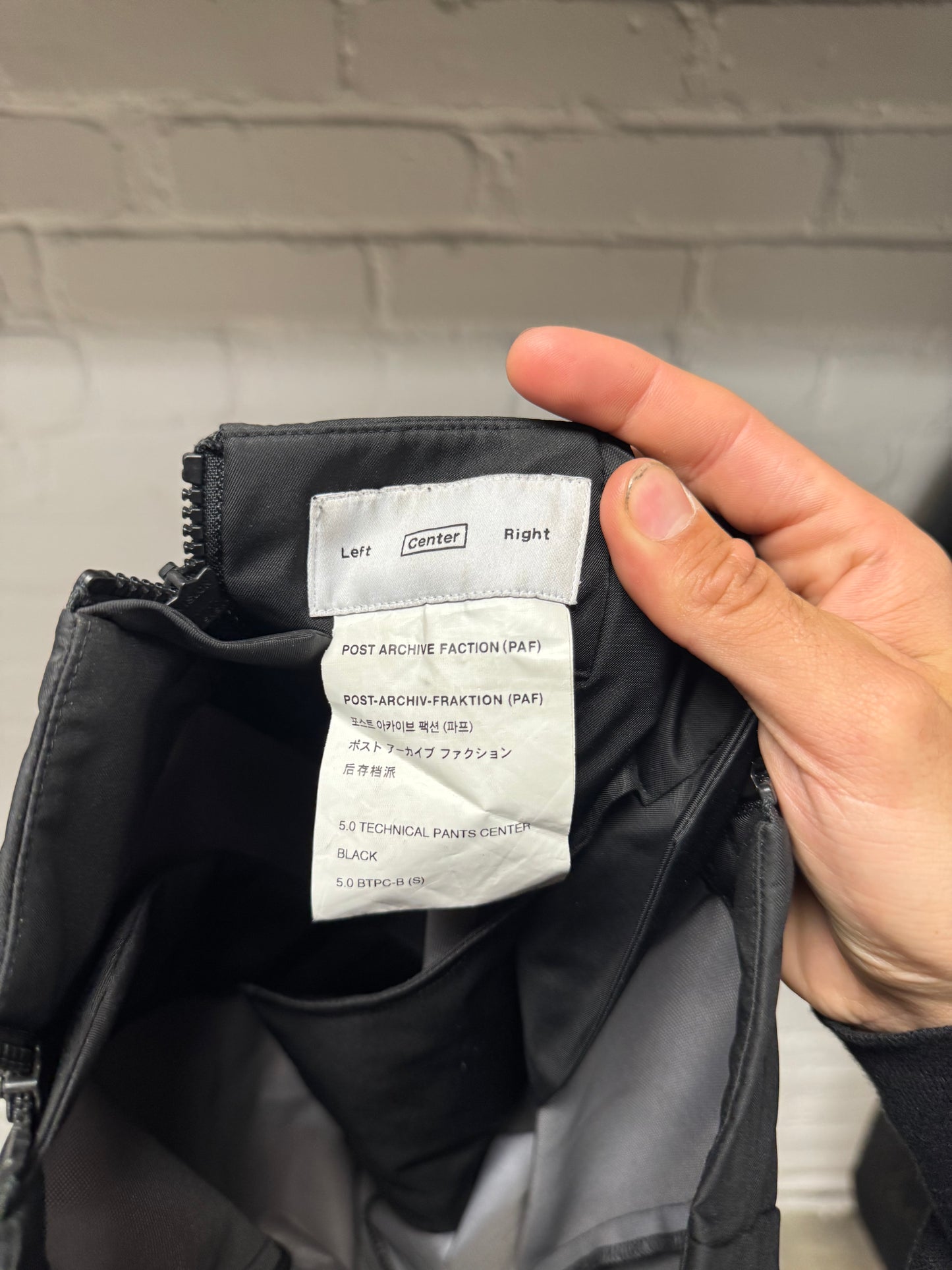 Post Archive Faction ‘Center’ 5.0 Technical Zip Pants