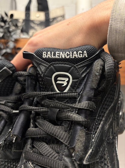Balenciaga ‘Runner’ Black Low Top Athletic Sneakers