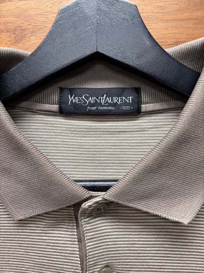 Vintage Yves Saint Laurent ‘YSL’ Embroidered Logo Polo