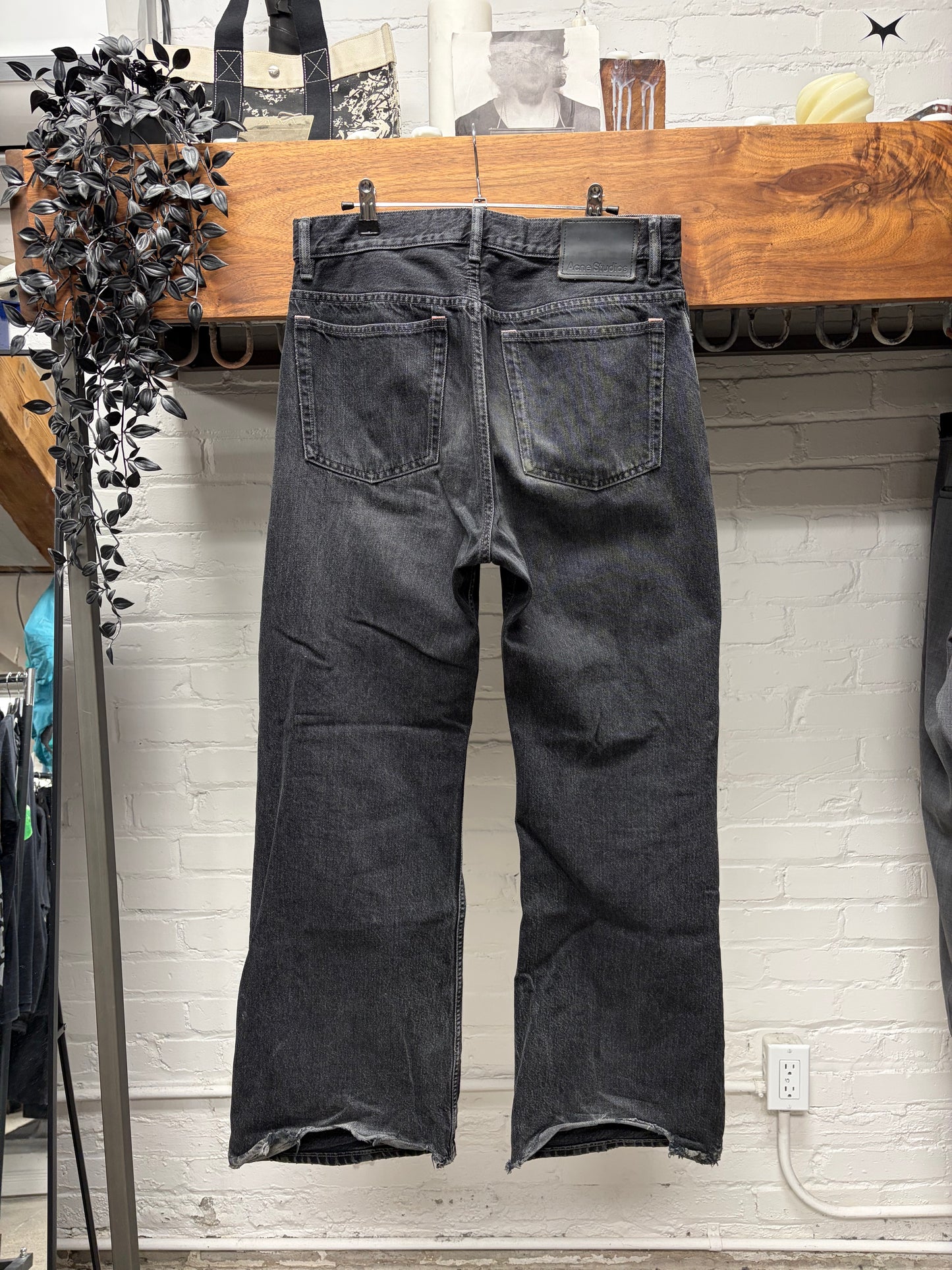 Acne Studios ‘2021 Vintage Black’ Flared Leg Denim
