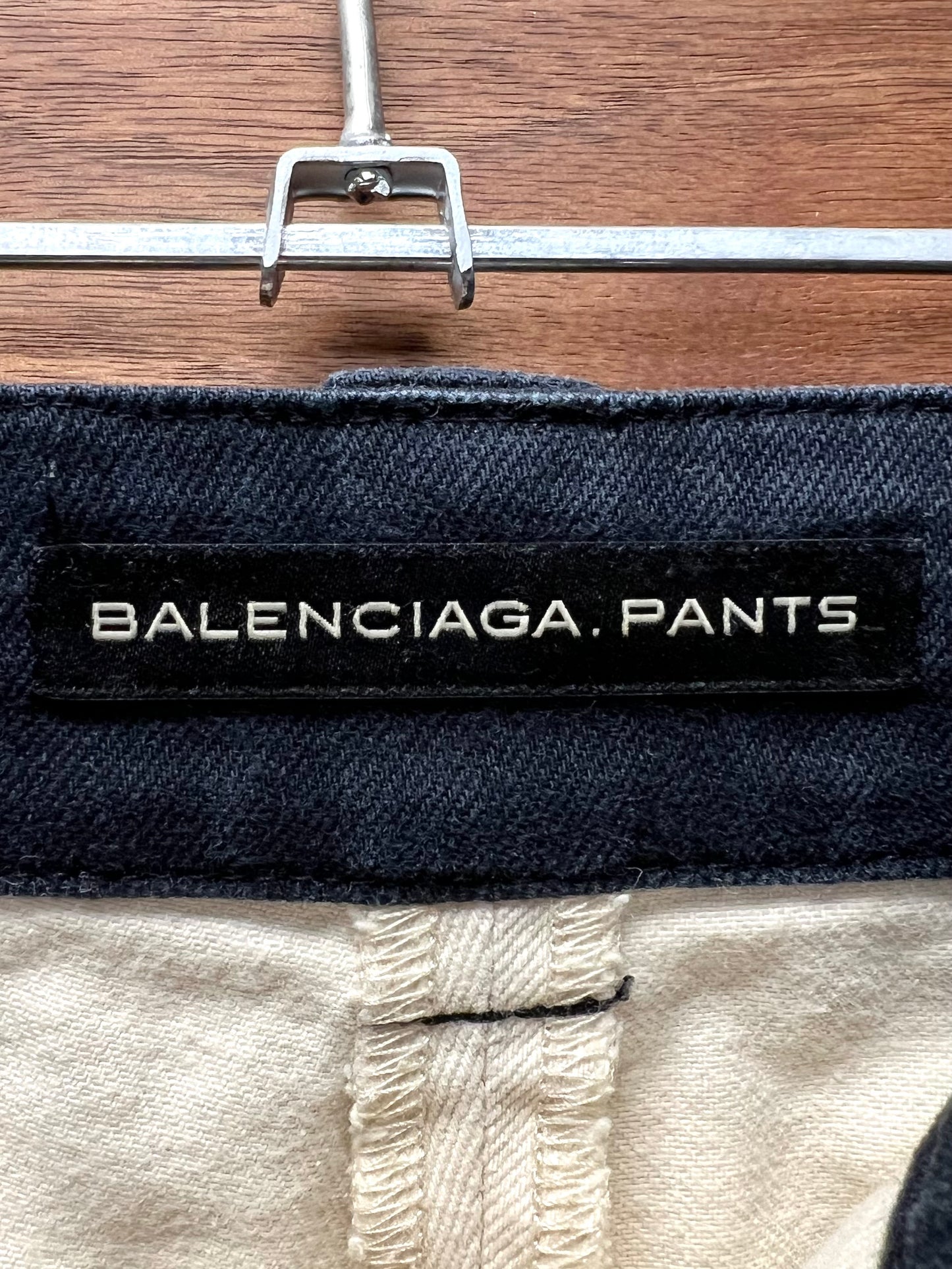 Balenciaga ‘Cummerbund’ Black/White Denim