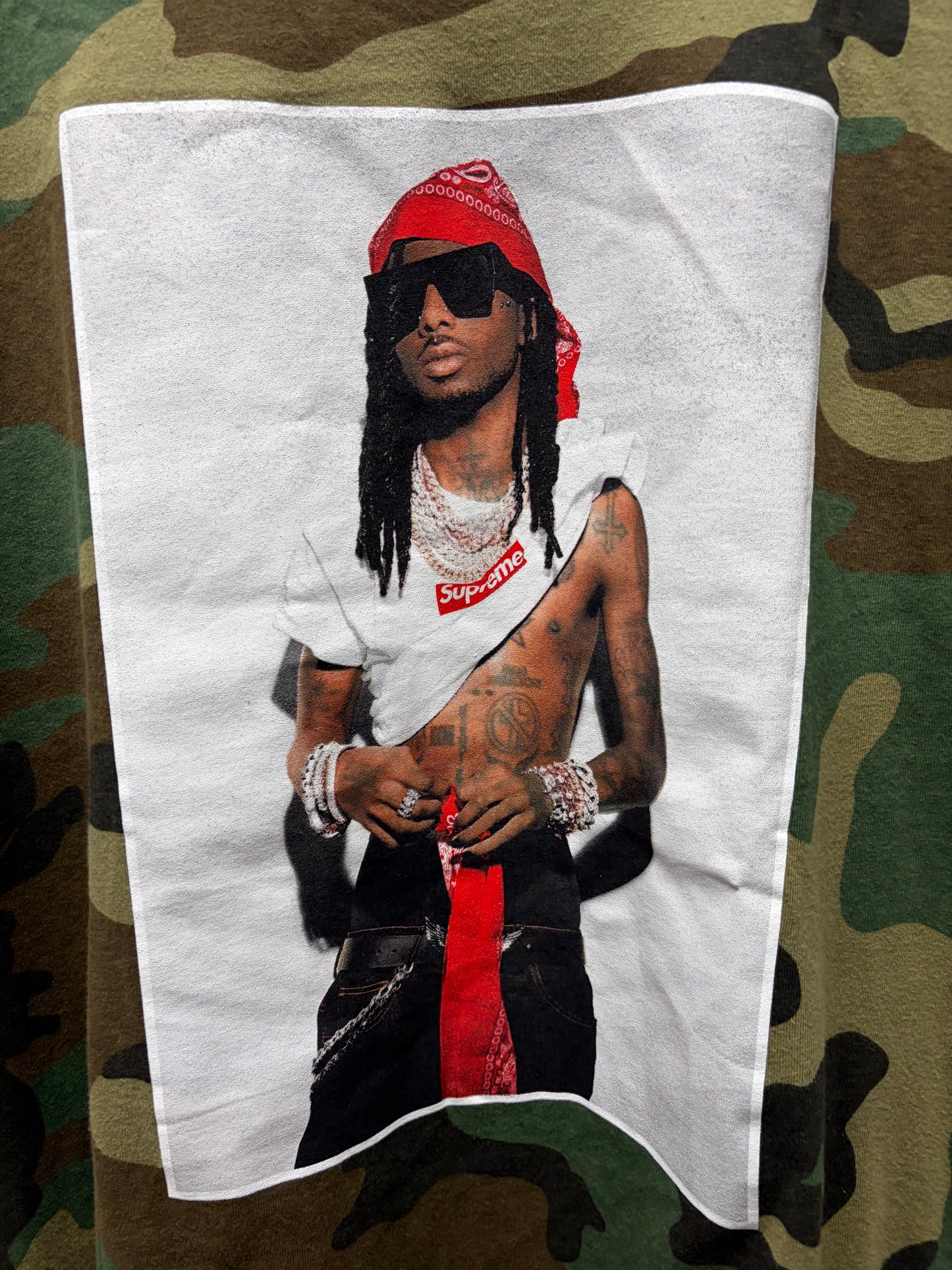 AW2025 Supreme ‘Playboy Carti’ Camo Photo T-Shirt