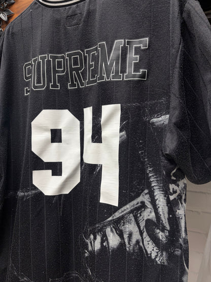 SS2021 Supreme ‘Massive Attack’ Black Soccer Jersey