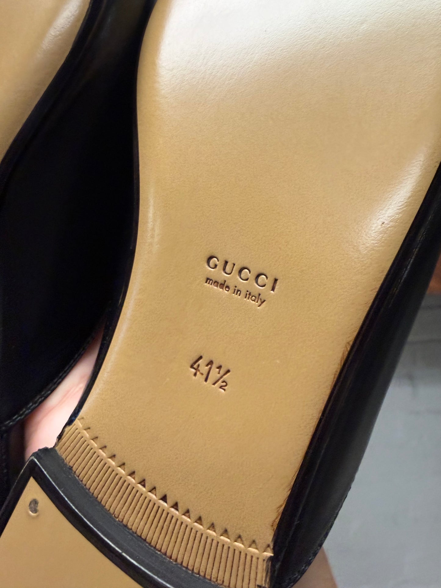Gucci by Demna ‘Betis Glamour’ Black Leather Horsebit Mules