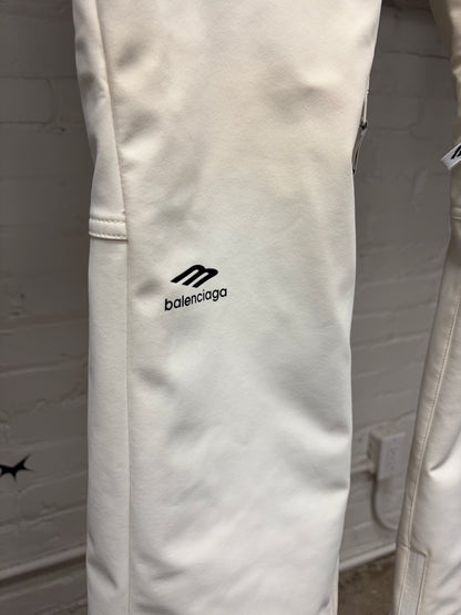 AW2024 Balenciaga ‘Skiwear’ 3B Sports Icon Logo White Snow Pants
