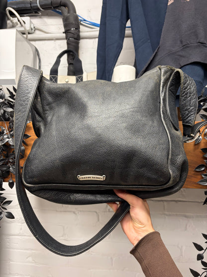 Chrome Hearts ‘Gunslinger’ Black Leather Crossbody Bag