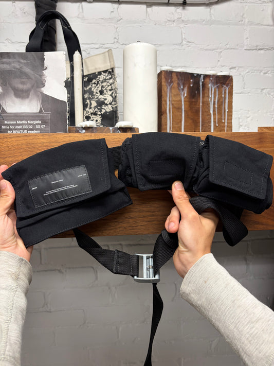 SS2020 Julius Black ‘Cargo Holster’  Adjustable Sling Bag