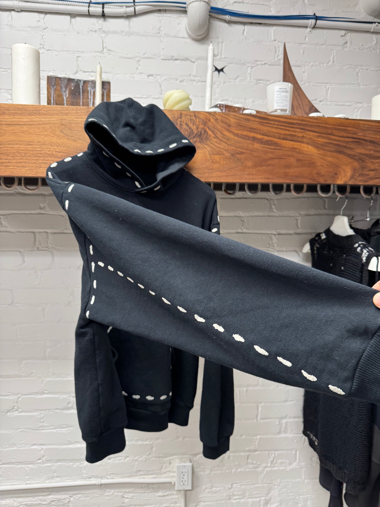 Kapital ‘Marionette’ Black Pullover Hoodie