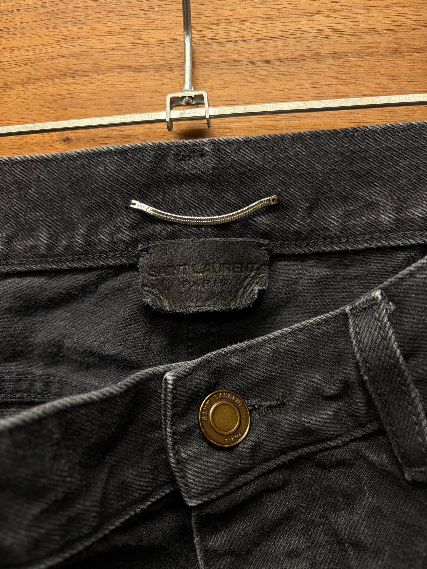 2020 Saint Laurent ‘D18’ Black Skinny Jeans
